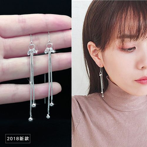 Boucles d'oreilles pendantes Femme Argentée - Ref 3098594