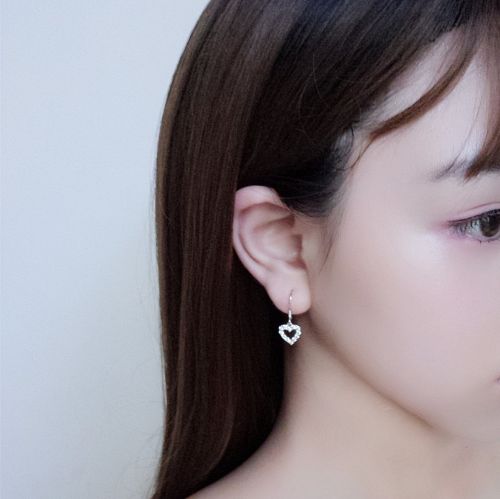 Boucles d'oreilles pendantes Femme REFUTATION Argentée - Ref 3098601
