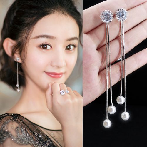 Boucles d'oreilles pendantes Femme Argentée - Ref 3098602