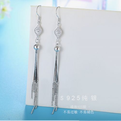 Boucles d'oreilles pendantes Femme MYLOVE ARGENT Argentée - Ref 3098607
