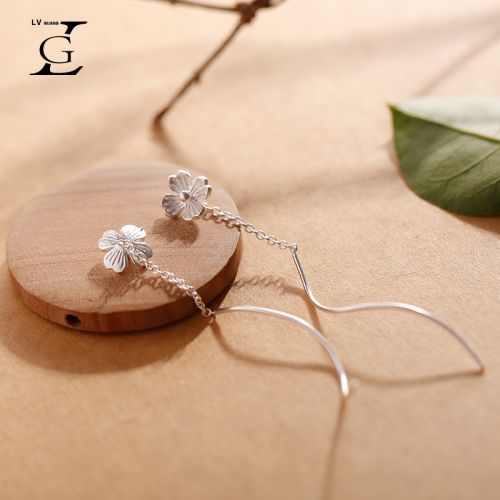 Boucles d'oreilles pendantes Femme Argentée - Ref 3098612