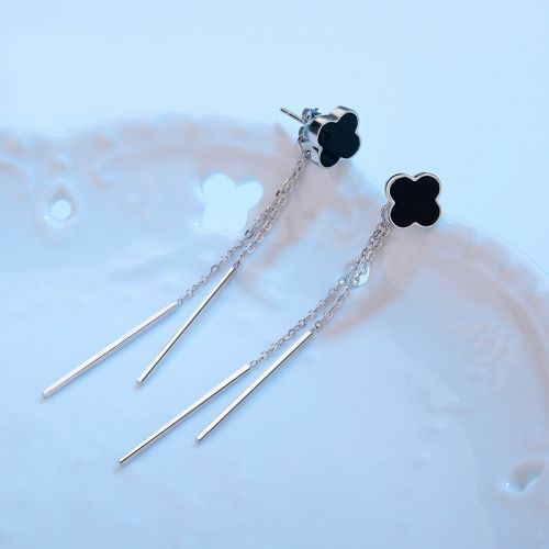 Boucles d'oreilles pendantes Femme Argentée - Ref 3098617