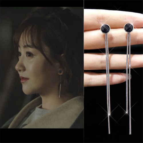 Boucles d'oreilles pendantes Femme Argentée - Ref 3098622