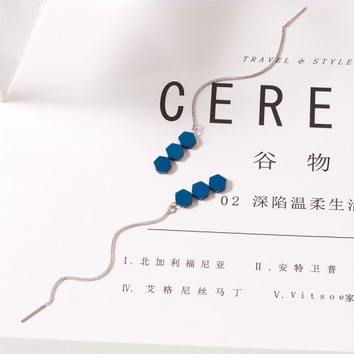 Boucles d'oreilles pendantes Femme Argentée - Ref 3098632