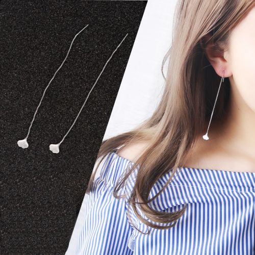 Boucles d'oreilles pendantes Femme Argentée - Ref 3098639