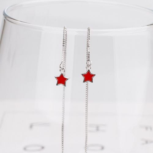 Boucles d'oreilles pendantes Femme Argentée - Ref 3098643
