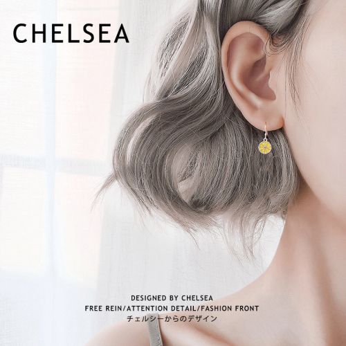 Boucles d'oreilles pendantes Femme CHELSEA Argentée - Ref 3098656