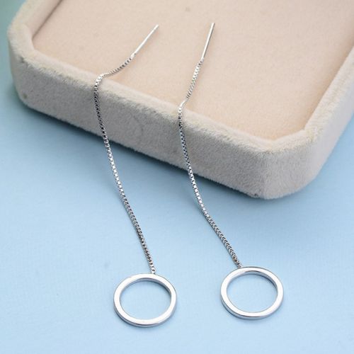 Boucles d'oreilles pendantes Femme Argentée - Ref 3098663