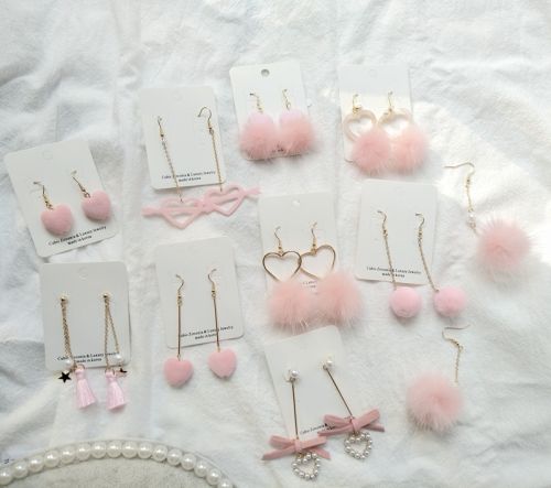 Boucles d'oreilles pendantes Femme en Dentelle - Ref 3098669