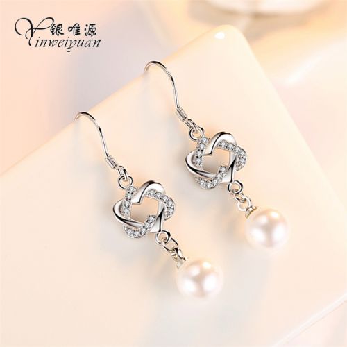 Boucles d'oreilles pendantes Femme Argentée - Ref 3098684