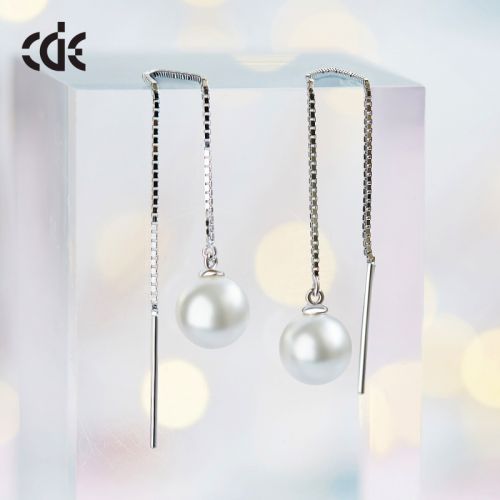 Boucles d'oreilles pendantes Femme CDE Argentée - Ref 3098690
