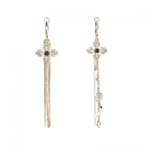 Boucles d'oreilles pendantes Argentée - Ref 3098722