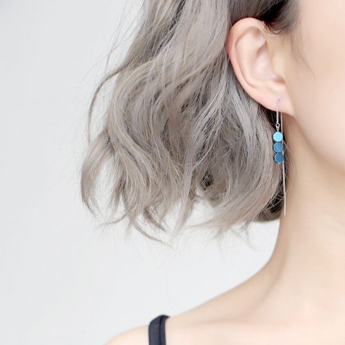 Boucles d'oreilles pendantes Femme Argentée - Ref 3098727
