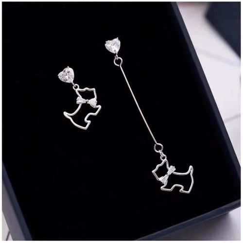 Boucles d'oreilles pendantes Femme Argentée - Ref 3098741