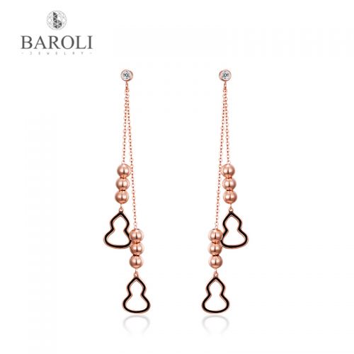 Boucles d'oreilles pendantes Femme BAROLI en Argent 925 - Ref 3098742