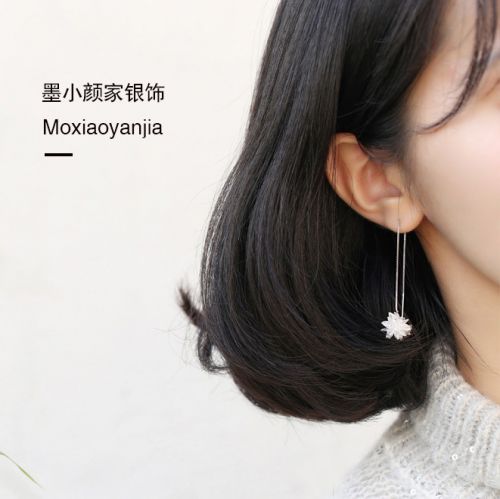 Boucles d'oreilles pendantes Femme Argentée - Ref 3098748