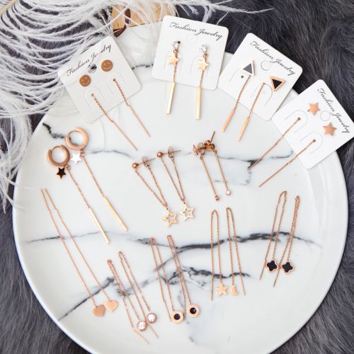 Boucles d'oreilles pendantes Femme - Ref 3098753