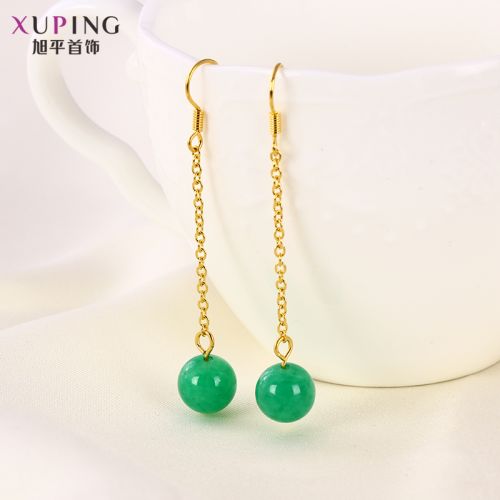 Boucles d'oreilles pendantes Femme XUPING Bijoux en Alliage argent plaque or - Ref 3098772