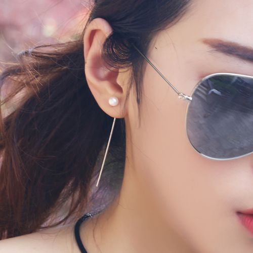Boucles d'oreilles pendantes Femme Argentée - Ref 3098784