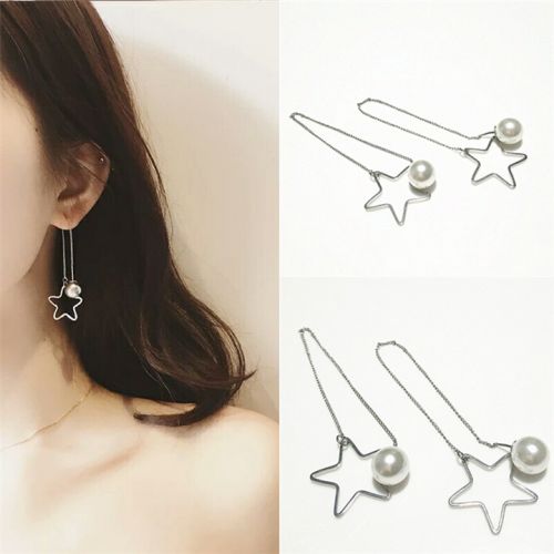 Boucles d'oreilles pendantes Femme en Nacre - Ref 3098807