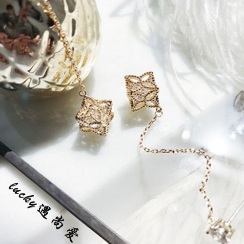 Boucles d'oreilles pendantes Femme RENCONTRE CHANCEUSE AMOUR - Ref 3098820