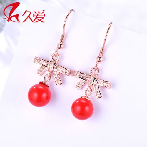 Boucles d'oreilles pendantes Femme 9I Argentée - Ref 3098831