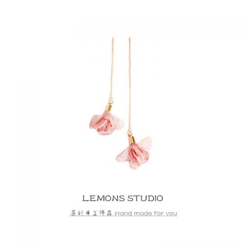 Boucles d'oreilles pendantes Femme en Alliage argent plaque or - Ref 3098840