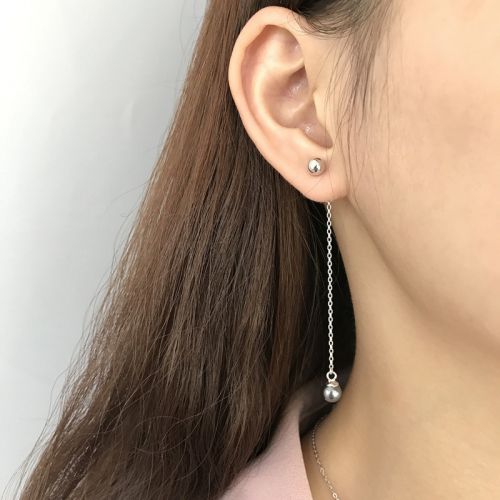Boucles d'oreilles pendantes Femme Argentée - Ref 3098856