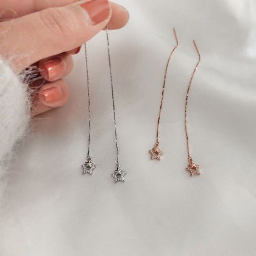 Boucles d'oreilles pendantes Femme Argentée - Ref 3098858