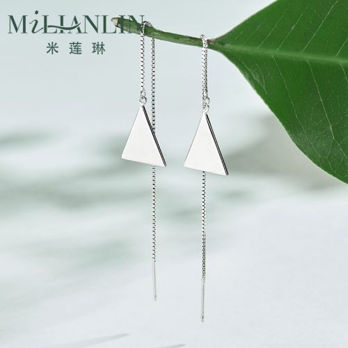 Boucles d'oreilles pendantes Femme Argentée - Ref 3098870