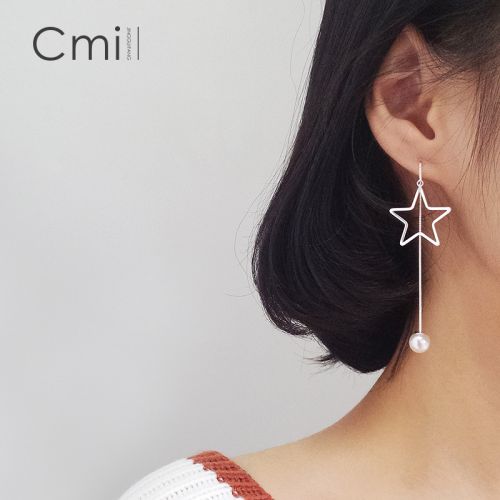 Boucles d'oreilles pendantes Femme CMILL Argentée - Ref 3098984