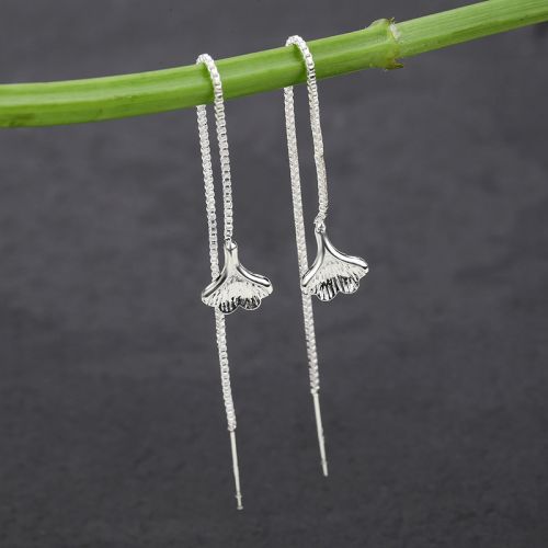 Boucles d'oreilles pendantes Femme Argentée - Ref 3099065