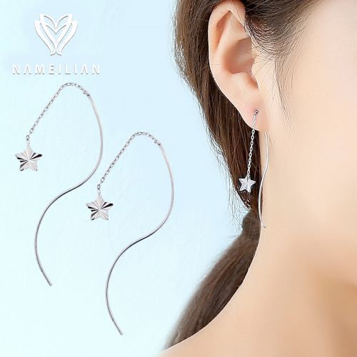 Boucles d'oreilles pendantes Femme Argentée - Ref 3099089