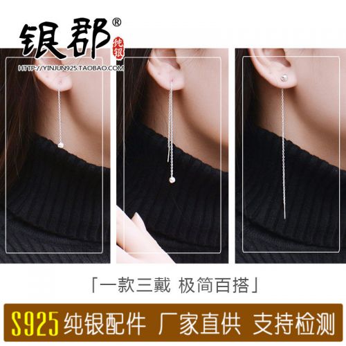 Boucles d'oreilles pendantes Femme Argentée - Ref 3099110