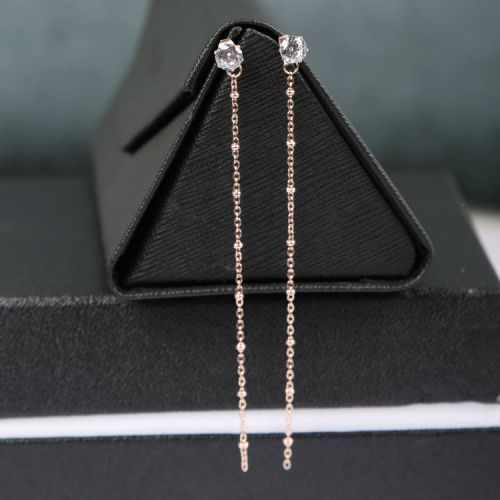 Boucles d'oreilles pendantes Femme en Acier au titane - Ref 3099126