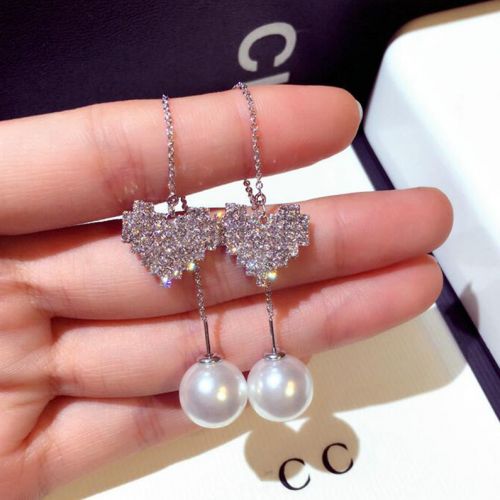 Boucles d'oreilles pendantes Femme en Alliage argent plaque or - Ref 3099129