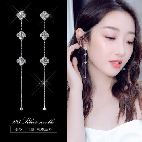Boucles d'oreilles pendantes Femme SHUO XU Bijoux Argentée - Ref 3099140