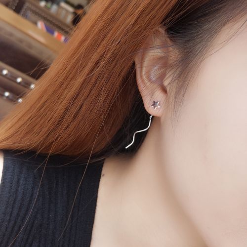 Boucles d'oreilles pendantes Femme Argentée - Ref 3099143