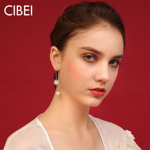 Boucles d'oreilles pendantes Femme en Alliage argent plaque or - Ref 3099147