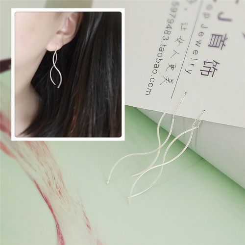 Boucles d'oreilles pendantes Femme Argentée - Ref 3099150