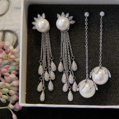 Boucles d'oreilles pendantes Femme - Ref 3099152