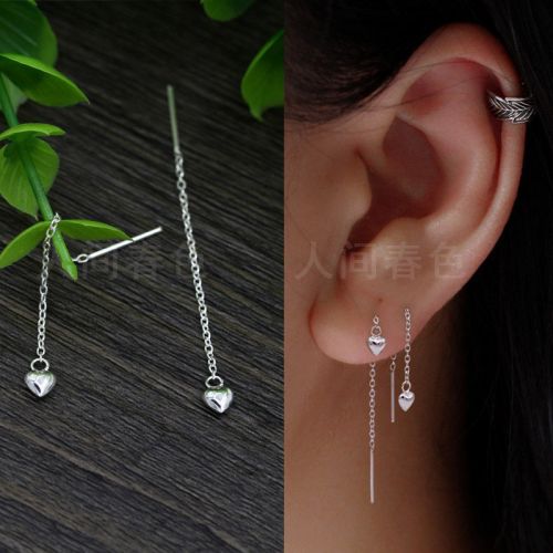Boucles d'oreilles pendantes Femme Argentée - Ref 3099178