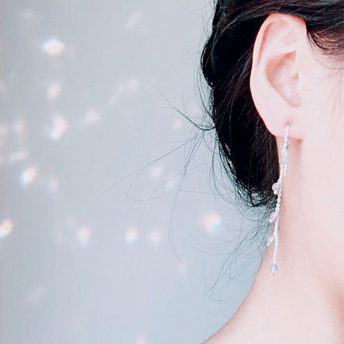 Boucles d'oreilles pendantes Femme Argentée - Ref 3099211