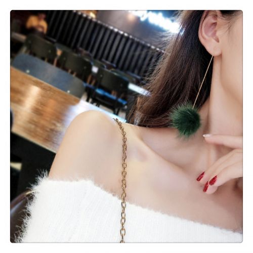 Boucles d'oreilles pendantes Femme en Matiere mixte - Ref 3099234