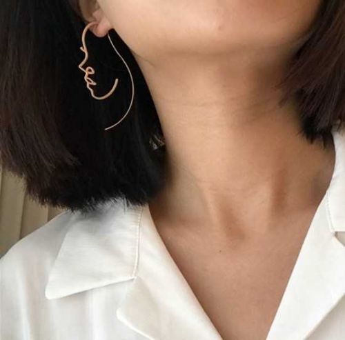 Boucles d'oreilles pendantes en Alliage argent plaque or - Ref 3099236