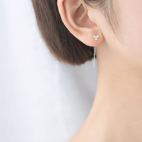 Boucles d'oreilles pendantes Femme Argentée - Ref 3099239