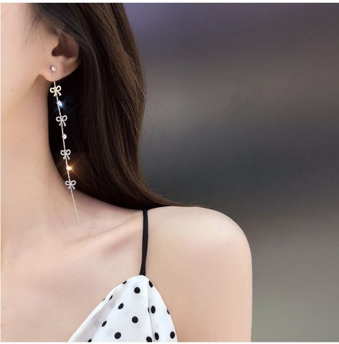 Boucles d'oreilles pendantes Femme Argentée - Ref 3099240