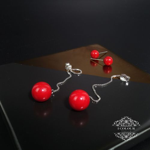 Boucles d'oreilles pendantes Femme Argentée - Ref 3099265