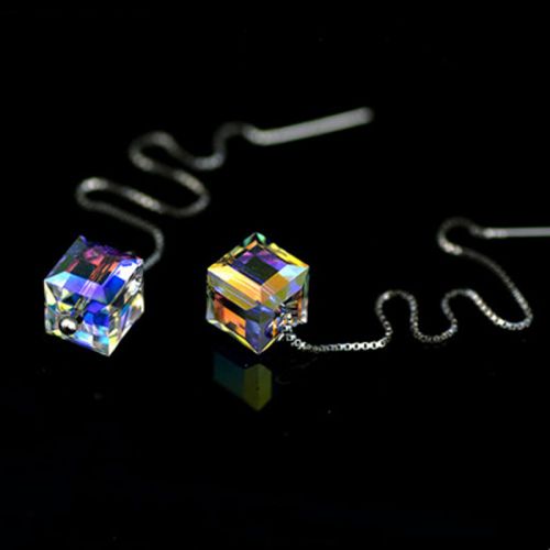 Boucles d'oreilles pendantes Femme Argentée - Ref 3099281