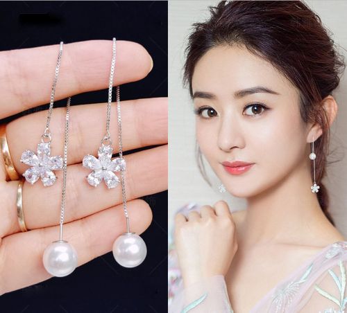 Boucles d'oreilles pendantes Femme Argentée - Ref 3099324